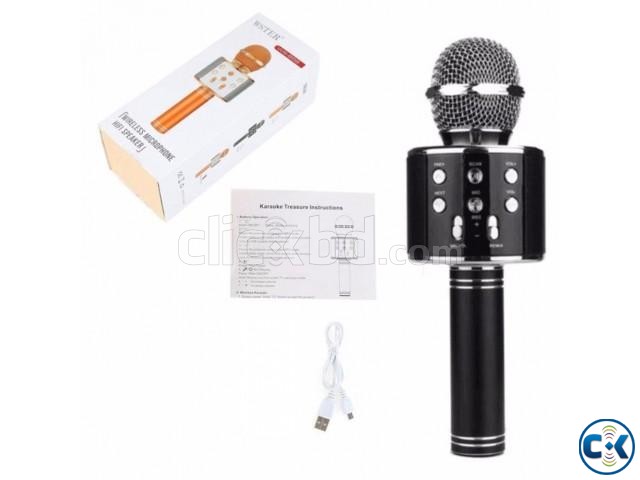 Bluetooth Microphone WS-858 Karaoke large image 0