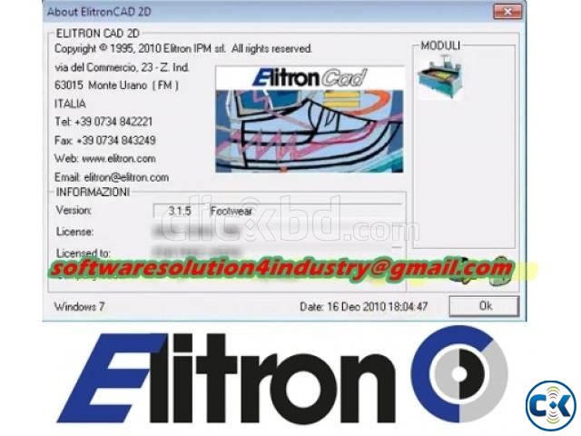 Elitron CAD CAM V3.1.5 Software Download large image 0