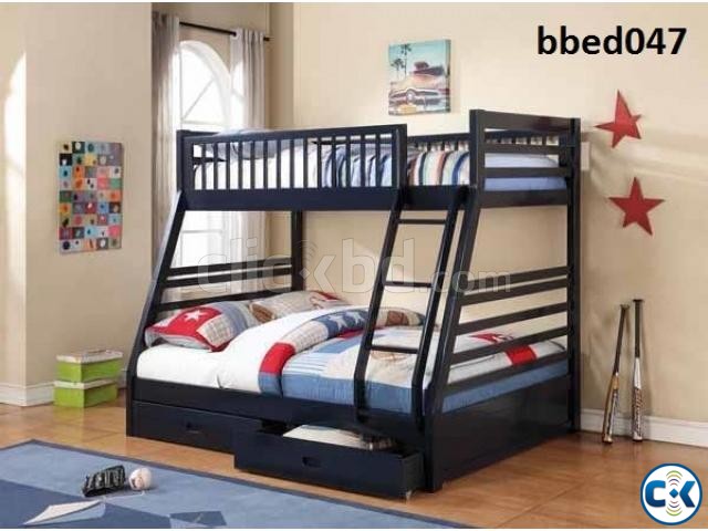 Bunk Bed With Box 047 Bd, Small Bunk Beds With Mattress