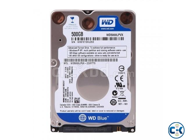 WD Western Digital 500GB hdd 2.5 Laptop Internal Hard Disk large image 0