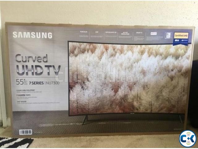 samsung 55 NU7300 UHD Curved Smart TV 4K 2018 large image 0