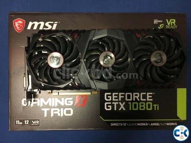 MSI GAMING X TRIO 1080ti 11GB With 10 Month Warranty large image 0