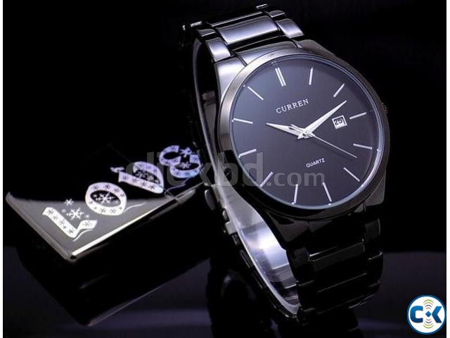 Curren Black Watch Stainless Steel Analog Watches for Men 81 large image 0