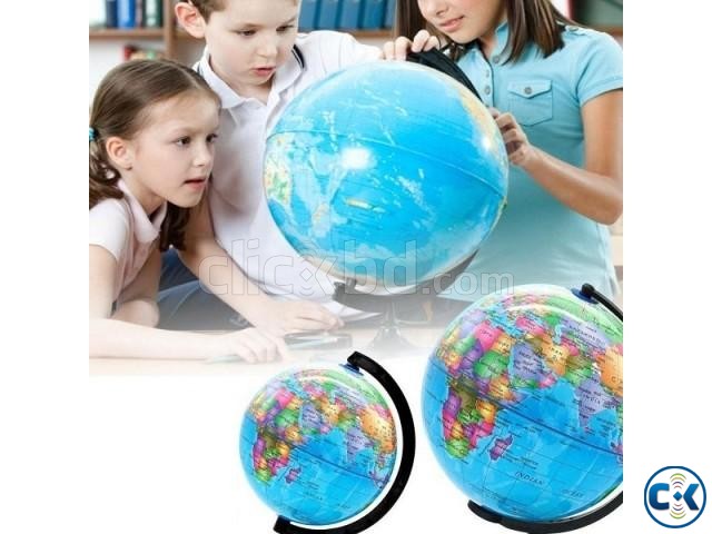 Desktop World PVC Globe Kids Educational Learning 12inch large image 0