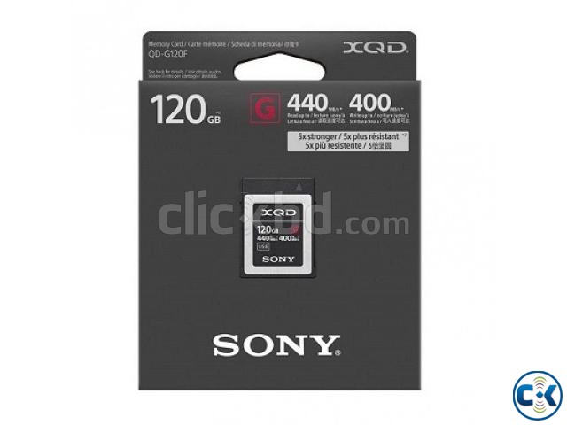 Sony 120GB G Series 440Mb s High Speed XQD Memory Card large image 0