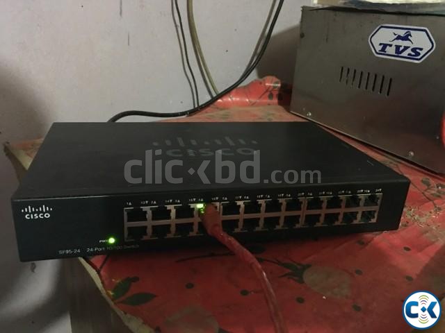 SF95-24 24-Port 10 100 Switch large image 0
