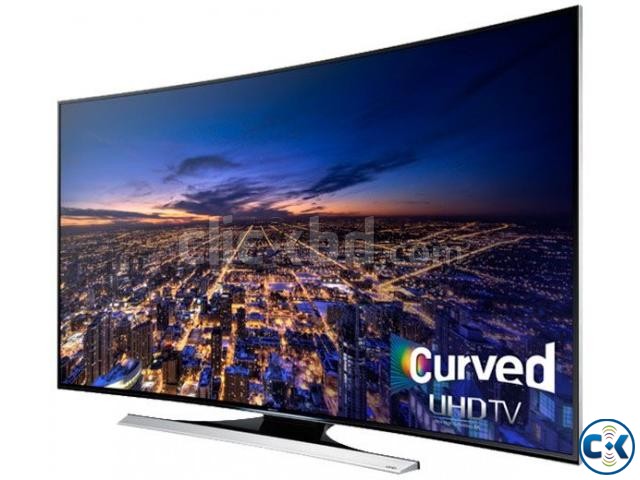 Samsung KU7350 smart LED 55 curved TV large image 0