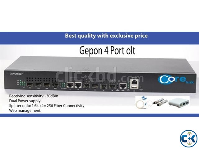 4 port Gepon olt large image 0