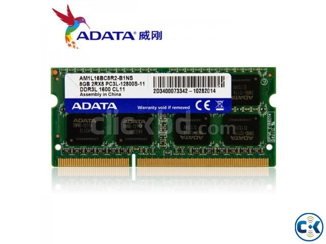 Adata 4GB DDR3L 1600MHz 2RX8 PC3L Laptop Ram large image 0
