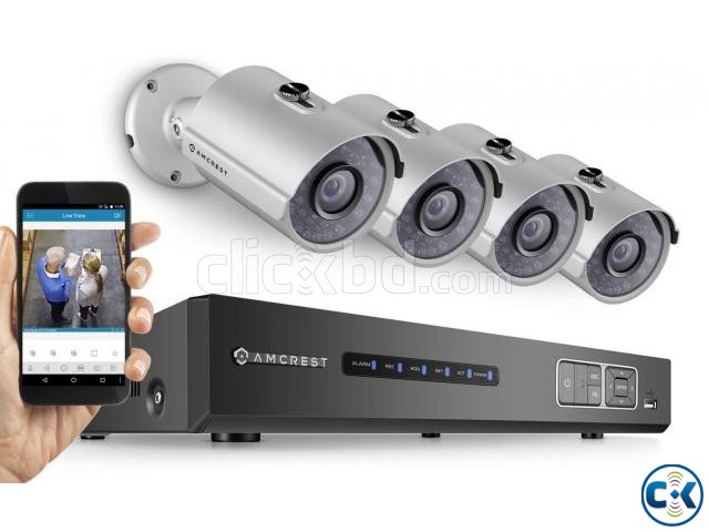 CCTV HD Camera 4Ps Total Package large image 0