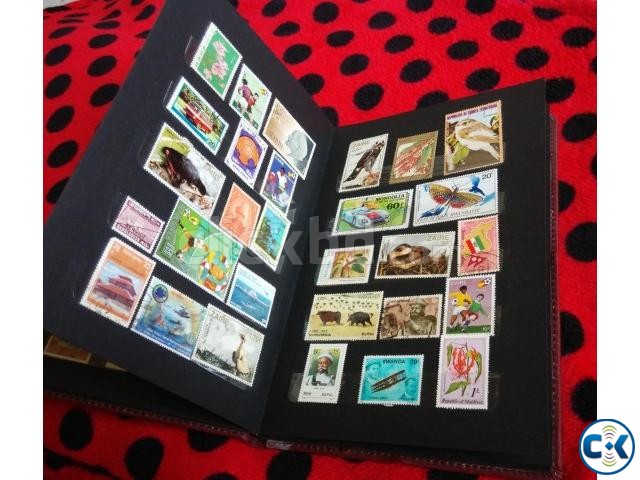 New 200 Stamps with Albam Combo large image 0