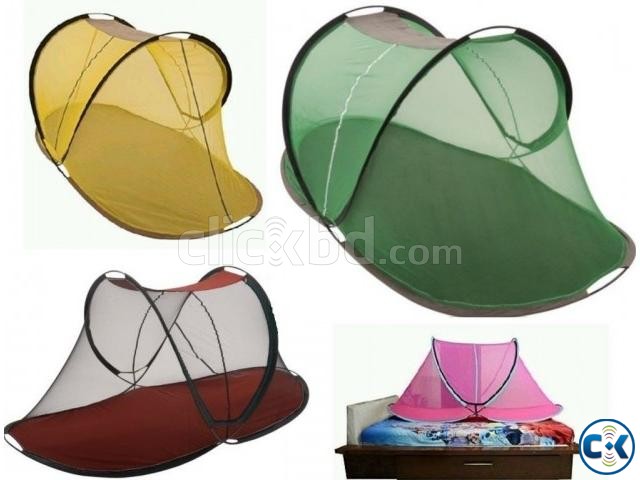 Mosquito Net Foldable Single Adult Automatic Free standing large image 0
