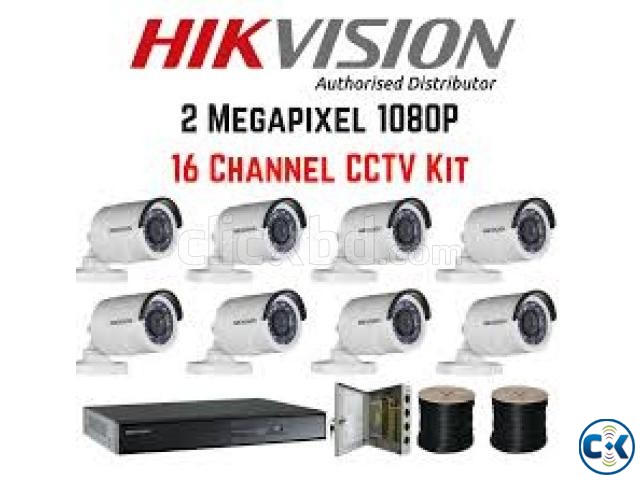 Hik-offer 3pic CC camera 4channel DvR Total Package large image 0