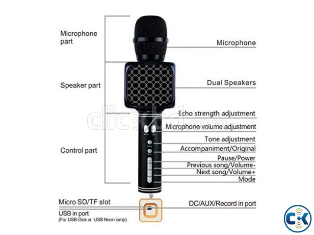 Karaoke Wireless Bluetooth Microphone Speaker Best Quality large image 0