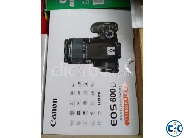 Canon 600D with 18-55mm lens brand new large image 0