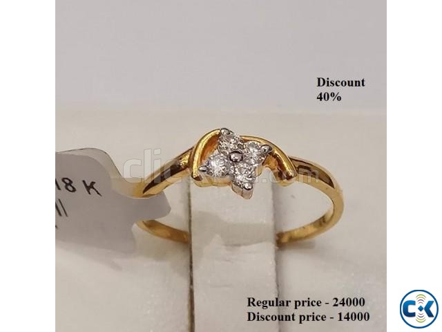 Diamond with Gold Ring 40 OFF large image 0