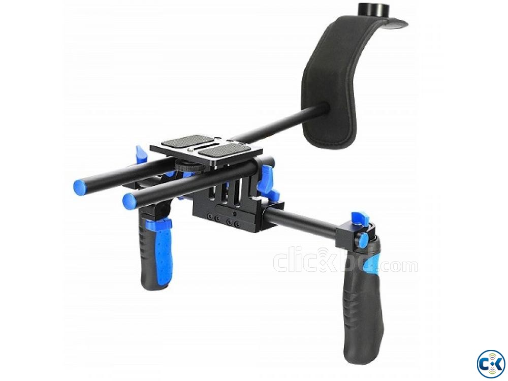 Neewer Professional Video Shoulder Support Rig for Camera large image 0