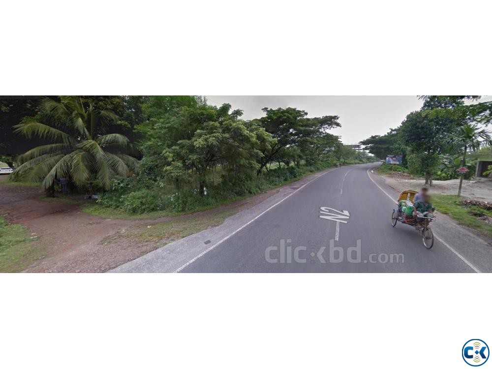 Land for rent in Purbachol Gawsia beside Dhaka Sylhet road large image 0