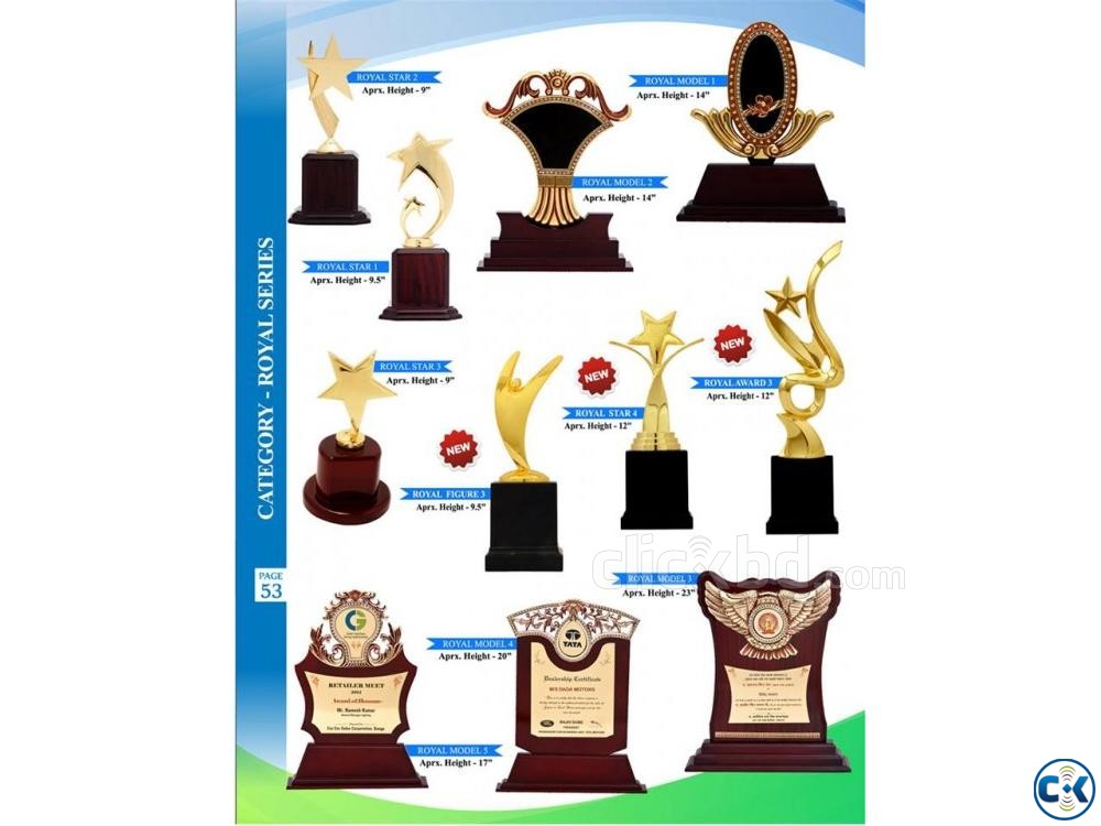 Creative Design Zinc Alloy Metal Honor Sport Trophy large image 0