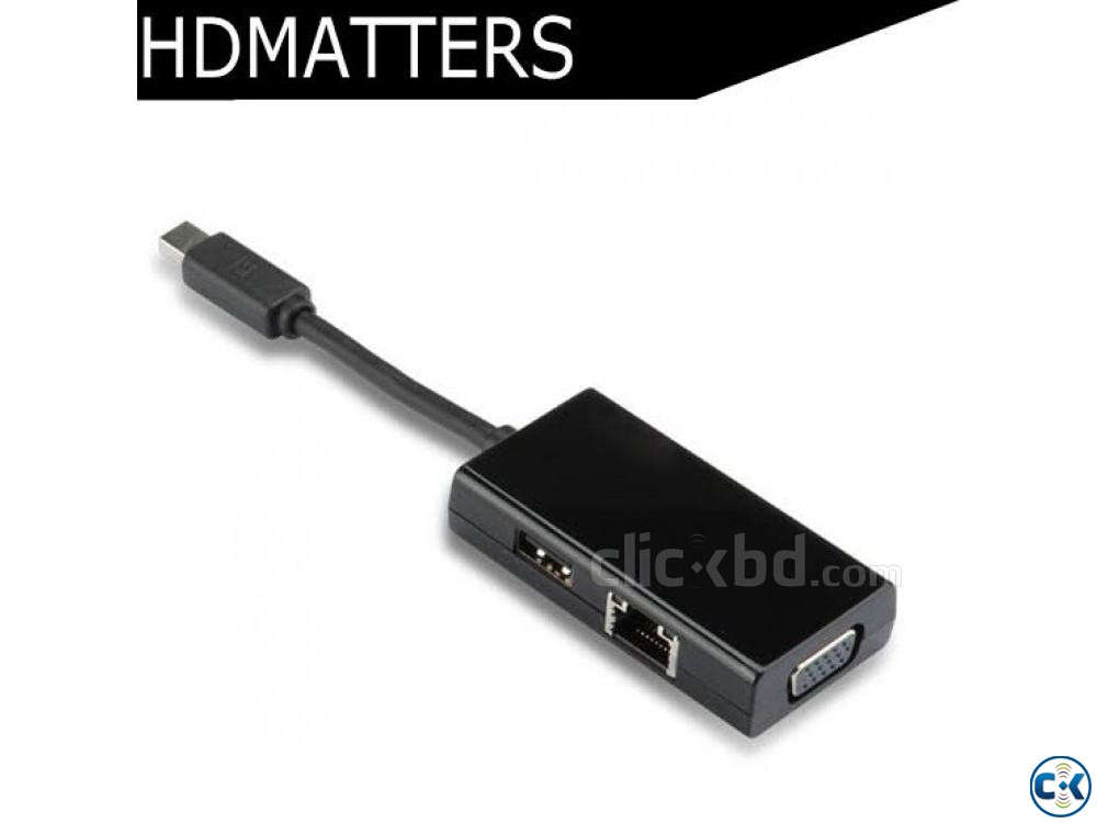 Mini Displayport to VGA ethernet USB combo mini dp to VGA US large image 0