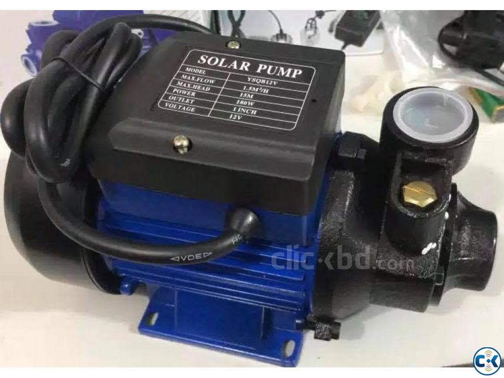 Solar power Water Pump DC 12V 180W large image 0