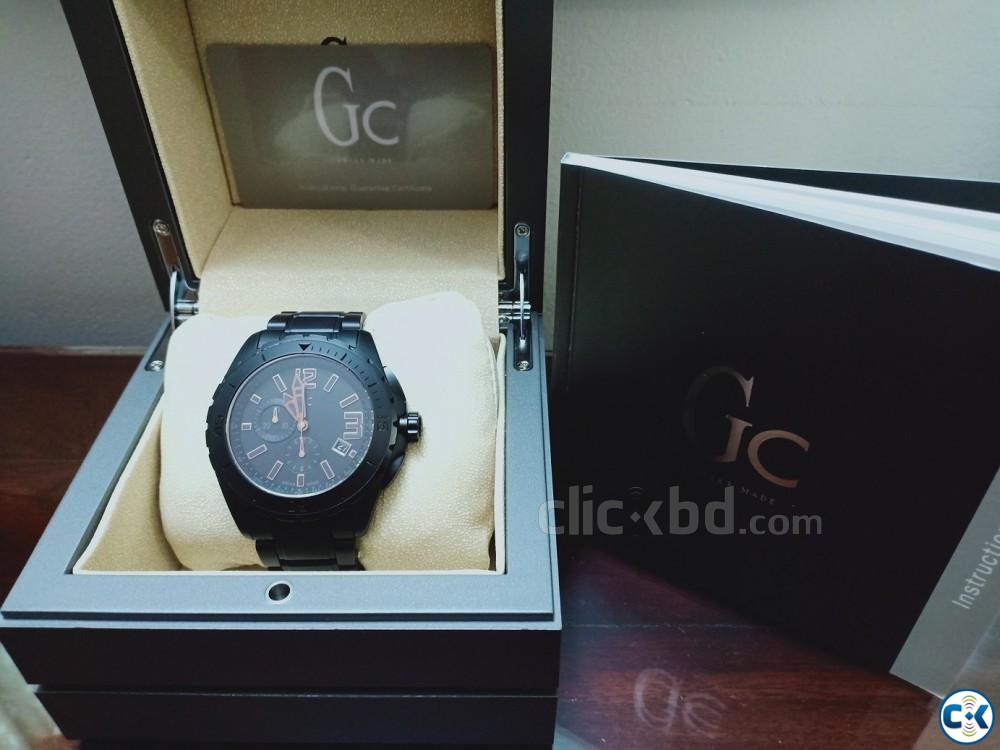 GC Black Ceramic Watch with Rose Gold Dials large image 0