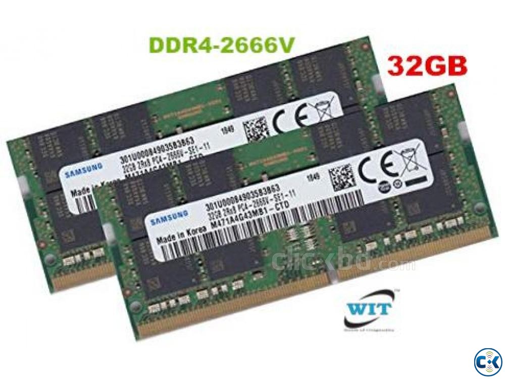 32GB DDR4 RAM Original for Laptop Macbook large image 0