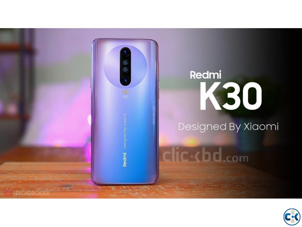 Xiaomi Redmi K30 256GB Black Blue 8GB RAM  large image 0