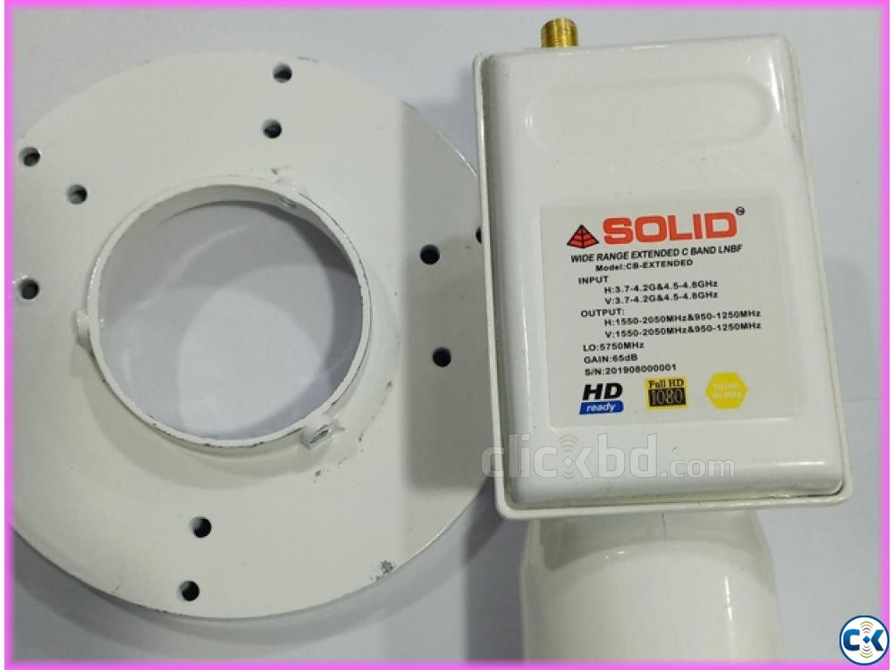 Solid C Band Lnb 4.5-4.8Ghz large image 0
