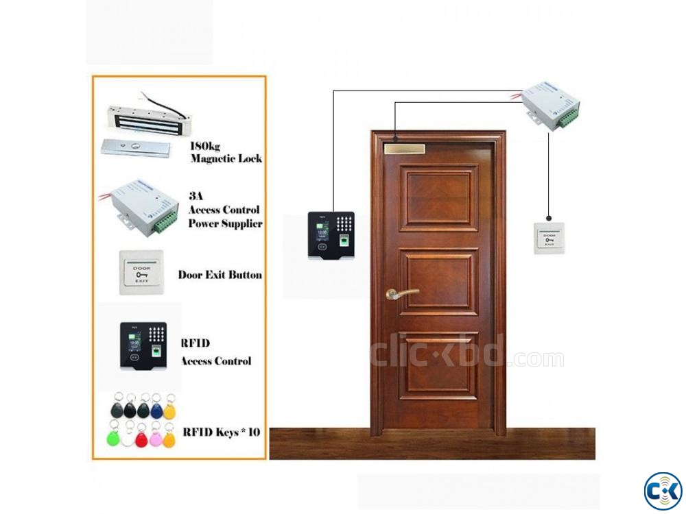 Wholesale Access Control System door lock price in Dhaka bd large image 0