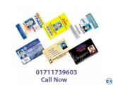 best pvc card printing price bd