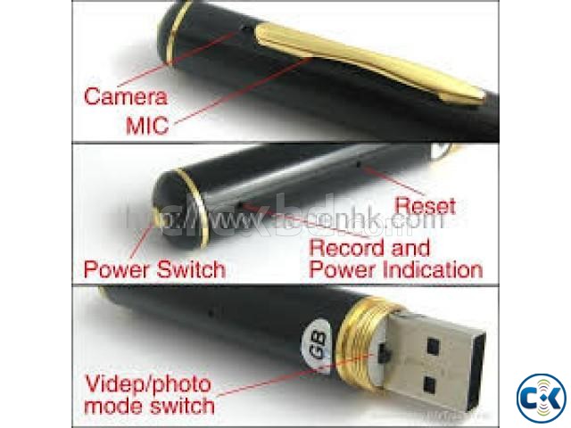 Spy Camera Video Pen Camera 32GB build-in Memory large image 0