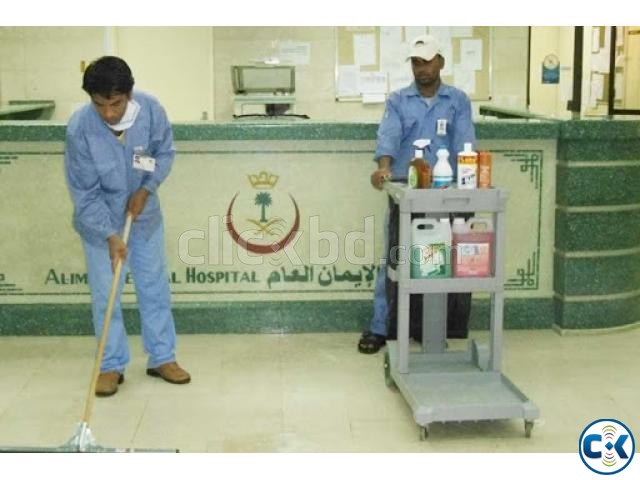 Hospital Cleaner Job in Saudi Arabia large image 0