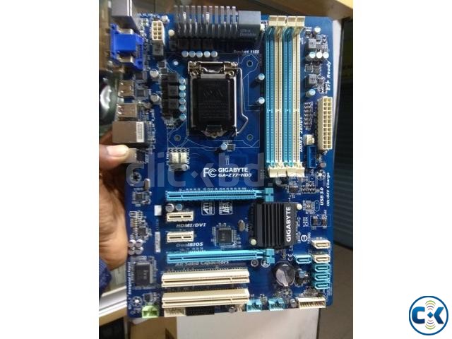 GIGABYTE GA-H77-DS3H Like New With Box Bey Driver Disk large image 0