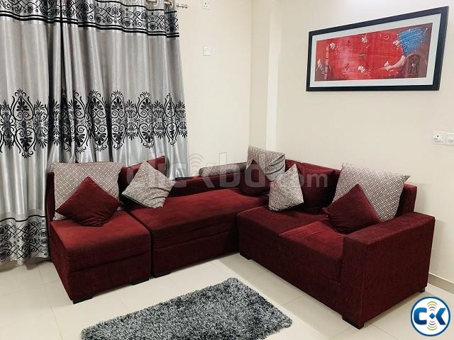 Must Go Overseas Moving Out L Shape Sofa Sale  large image 0