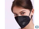 N95 Black Face Mask With Filter Activated Carbon.