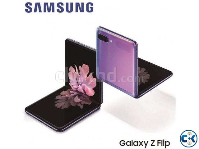 Samsung Galaxy Z Flip 256GB Black Purple 8GB RAM  large image 0