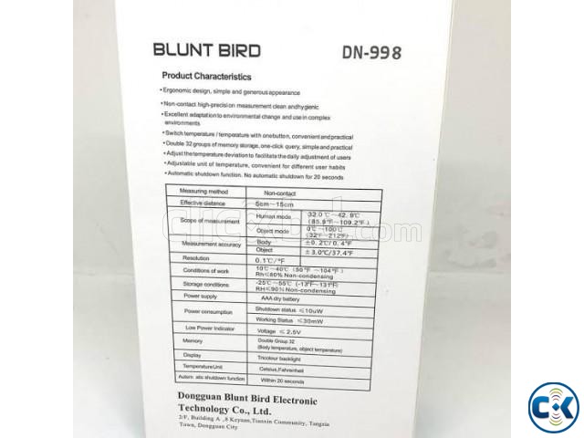 Blunt Bird Infrared Thermometer large image 0