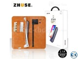 Zhuse Star River 3 Series 6000mAh Leather Card Holder Wallet