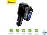 Baseus S-06 Bluetooth MP3 Vehicle Dual USB Car Charger