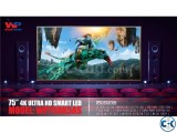 Wicon Premium75 Metal Body Smart 4K TV