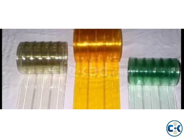 Plastic PVC Strip Curtain industrial Door 2mm thickness large image 0
