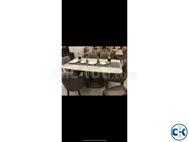 Modern Dining Table with chairs large image 0