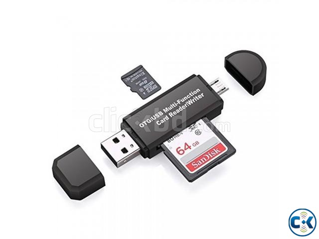 2 in 1 SD Card Reader USB 3.0 OTG Micro USB Type C Card Read large image 1