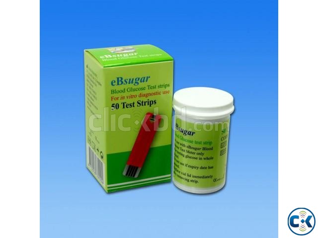 eBsugar Blood Glucose Test Strip large image 0
