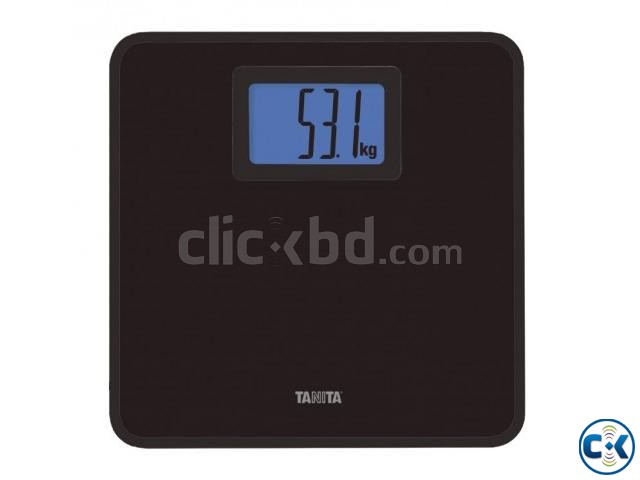 TANITA Digital Bathroom scales Black HD-662 large image 0