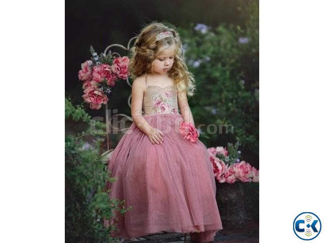 Long Princess Party Pink Gown Formal Dress 2021 large image 1