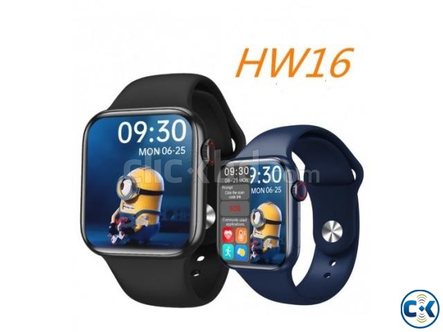 HW16 Smartwatch Bluetooth Calling Heart Rate Monitor Fitness large image 0