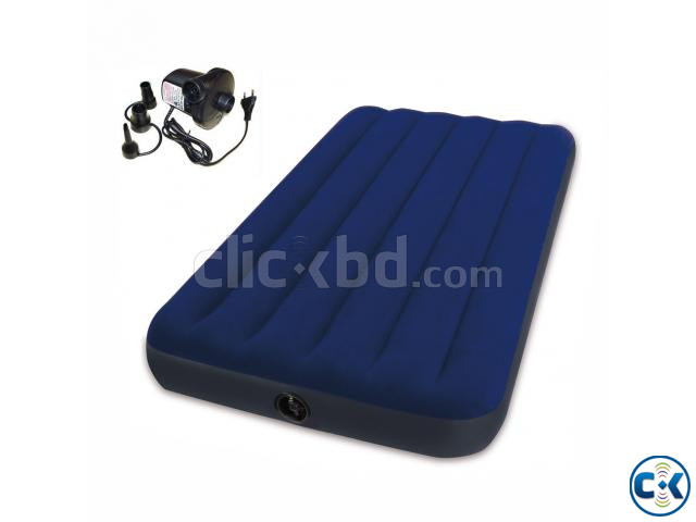 Intex Inflatable Air Bed Intex Semi Double Airbed Pump large image 1