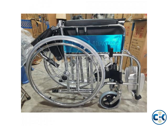 Best Quality Portable Travel Wheelchair - Back Side Foldable large image 1